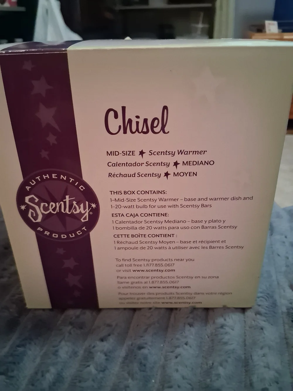 NIB Scentsy Chisel Mid-Size Warmer
